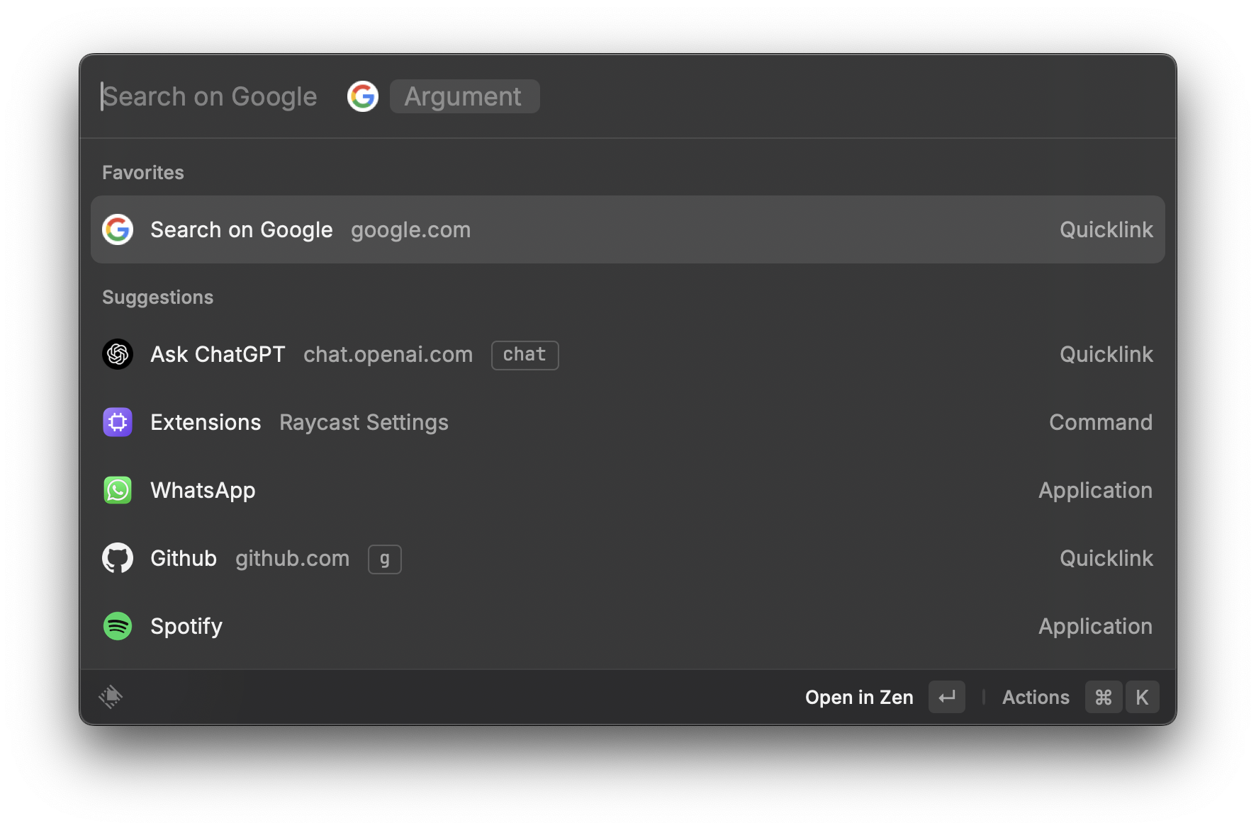 raycast-application-launcher