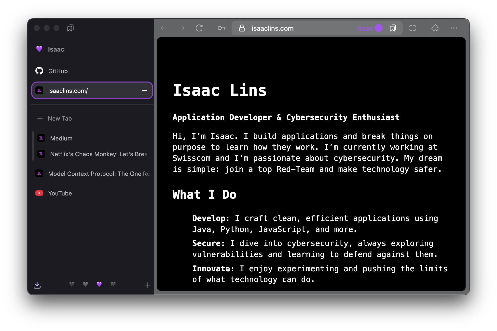 Zen Browser with Spaces